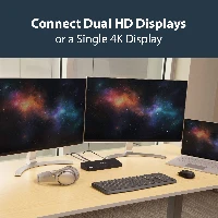 StarTech.com USB 3.0 Docking Station Dual Monitor with HDMI & 4K DisplayPort - USB 3.0 to 4x USB-A, Ethernet, HDMI and DP - USB Type A Universal Laptop Docking Station for Mac & Windows, Wired, USB 3.2 Gen 1 (3.1 Gen 1) Type-B, 3.5 mm, USB Type-A, 10,100,1000 Mbit/s, IEEE 802.3, IEEE 802.3ab, IEEE 802.3u