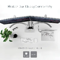 StarTech.com Dual-Monitor USB 3.0 Docking Station with DVI and Vertical Stand, Wired, USB 3.2 Gen 1 (3.1 Gen 1) Type-B, 3.5 mm, 10,100,1000 Mbit/s, IEEE 802.3, IEEE 802.3ab, IEEE 802.3u, Black, Silver
