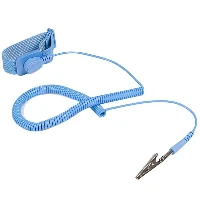 StarTech.com ESD Anti Static Wrist Strap Band with Grounding Wire, Blue, 180 cm