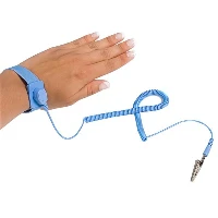 StarTech.com ESD Anti Static Wrist Strap Band with Grounding Wire, Blue, 180 cm