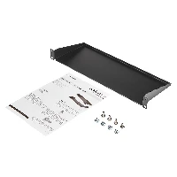 StarTech.com 1U Server Rack Shelf - Universal Rack Mount Cantilever Shelf for 19