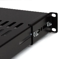 StarTech.com 1U Adjustable Vented Server Rack Mount Shelf - 175lbs - 19.5 to 38in Adjustable Mounting Depth Universal Tray for 19