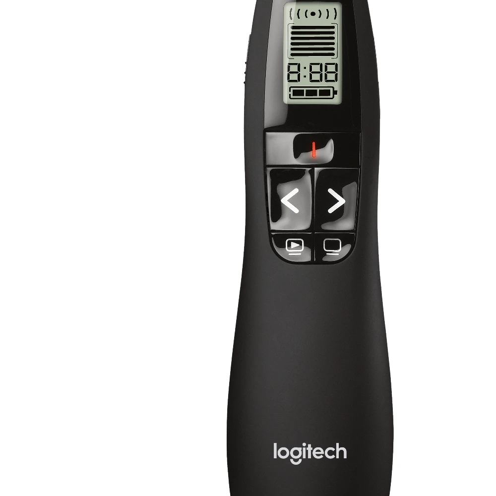 Logitech Professional Presenter R700, RF, USB, 30 m, Black