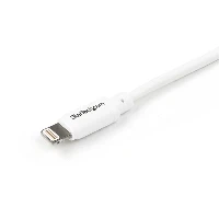 StarTech.com Dual-Port Car Charger - USB with Built-in Lightning Cable - White, Auto, Cigar lighter, 5 V, 0.3 m, White