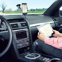 StarTech.com Dual-Port Car Charger - USB with Built-in Micro-USB Cable - Black, Auto, Cigar lighter, 5 V, Black