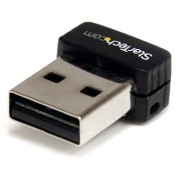 StarTech.com USB 150Mbps Mini Wireless N Network Adapter - 802.11n/g 1T1R, Wireless, USB, WLAN, Wi-Fi 4 (802.11n), 150 Mbit/s, Black