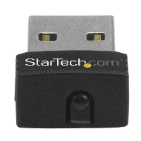 StarTech.com USB 150Mbps Mini Wireless N Network Adapter - 802.11n/g 1T1R, Wireless, USB, WLAN, Wi-Fi 4 (802.11n), 150 Mbit/s, Black