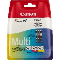 Canon CLI-526 C/M/Y, Pigment-based ink, 3 pc(s), Multi pack
