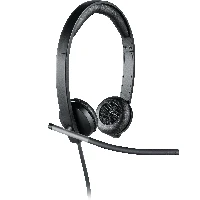 Logitech USB Headset Stereo H650e, Wired, Office/Call center, 50 - 10000 Hz, 120 g, Headset, Black, Silver