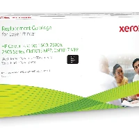 Xerox Black toner cartridge. Equivalent to HP Q6000A. Compatible with HP Colour LaserJet 1600, Colour LaserJet 2600/2605, Colour LaserJet CM1015/1017 MFP, 2500 pages, Black