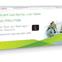 Xerox Black toner cartridge. Equivalent to HP CB435A. Compatible with HP LaserJet P1002/P1003/P1004/P1005/P1006/P1009, 1500 pages, Black
