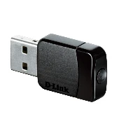 D-Link DWA-171, Wireless, USB, WLAN, Wi-Fi 5 (802.11ac), 433 Mbit/s, Black