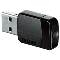 D-Link DWA-171, Wireless, USB, WLAN, Wi-Fi 5 (802.11ac), 433 Mbit/s, Black