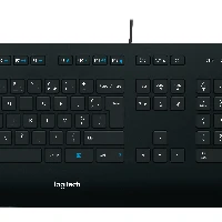 Logitech K280E Pro f/ Business, Full-size (100%), Wired, USB, AZERTY, Black