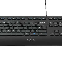 Logitech K280E Pro f/ Business, Full-size (100%), Wired, USB, QWERTY, Black