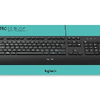 Logitech K280E Pro f/ Business, Full-size (100%), Wired, USB, QWERTY, Black