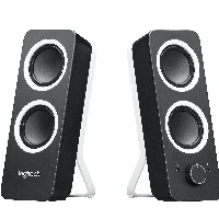Logitech Z200 Rich Stereo Sound, 2.0 channels, Wired, 5 W, 120 - 20000 Hz, Black