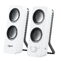 Logitech Z200 Rich Stereo Sound, 2.0 channels, Wired, 5 W, 120 - 20000 Hz, White