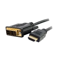 DELL A7175720, 2 m, HDMI Type A, DVI (Single-Link), Male, Male, Gold