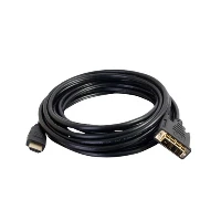 DELL A7175720, 2 m, HDMI Type A, DVI (Single-Link), Male, Male, Gold