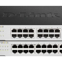 D-Link GO-SW-24G, Unmanaged, L2, Gigabit Ethernet (10/100/1000), Full duplex, Rack mounting, 1U