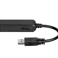 D-Link DUB-1312, Internal, Wired, USB, Ethernet, 1000 Mbit/s, Black