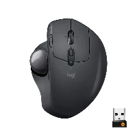 Logitech MX Ergo, Right-hand, Trackball, RF Wireless + Bluetooth, 440 DPI, Graphite