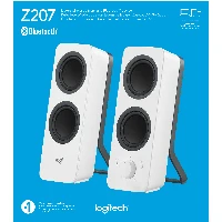 Logitech Z207 Bluetooth computer speakers, 2.0 channels, Wired & Wireless, 5 W, White