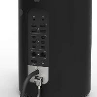 Compulocks Apple Mac Pro Locking Bracket and Keyed Cable Lock - Black - Staffa di sicurezza - nero - per Apple Mac Pro (Fine 2013)