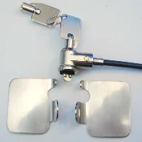 Compulocks Apple Mac Pro Locking Bracket and Keyed Cable Lock - Black - Staffa di sicurezza - nero - per Apple Mac Pro (Fine 2013)
