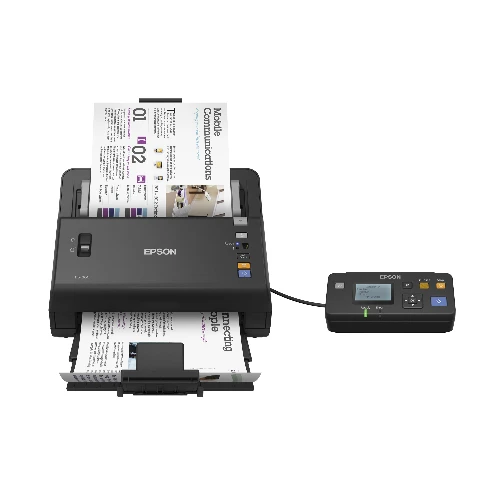 Epson WorkForce DS-860N, 216 x 356 mm, 600 x 600 DPI, 48 bit, 24 bit, 65 ppm, 65 ppm