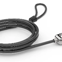 Compulocks T-bar Security Keyed Cable Lock - Blocco cavo di sicurezza - 1.83 m - per Compulocks BrandMe VESA Brandable Floor Stand For Tablets White, Space Rise