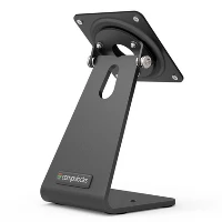 Compulocks Galaxy Tab A8 10.5 Space Enclosure Rotating Counter Stand - Supporto - per tablet - alloggiamento rotante - bloccabile - alluminio ad alta purezza - nero - dimensione schermo 10.5 - parte superiore banco, a libera installazione - per Samsung