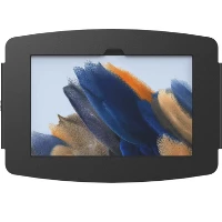 Compulocks Galaxy Tab A8 10.5 Space Enclosure Rotating Counter Stand - Supporto - per tablet - alloggiamento rotante - bloccabile - alluminio ad alta purezza - nero - dimensione schermo 10.5 - parte superiore banco, a libera installazione - per Samsung