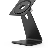 Compulocks Galaxy Tab A8 10.5 Space Enclosure Rotating Counter Stand - Supporto - per tablet - alloggiamento rotante - bloccabile - alluminio ad alta purezza - nero - dimensione schermo 10.5 - parte superiore banco, a libera installazione - per Samsung