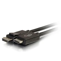 C2G 6ft (1.8m) DisplayPort Male to HDMI Male Adapter Cable - Black, 1.8 m, DisplayPort, HDMI, Male, Male, Straight