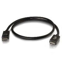 C2G 6ft (1.8m) DisplayPort Male to HDMI Male Adapter Cable - Black, 1.8 m, DisplayPort, HDMI, Male, Male, Straight