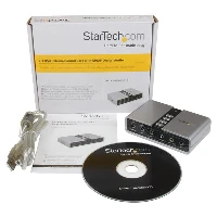 StarTech.com 7.1 USB Audio Adapter External Sound Card with SPDIF Digital Audio, 7.1 channels, 16 bit, USB