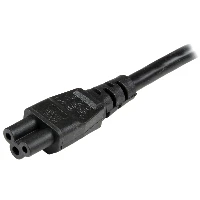 StarTech.com 2m (6ft) Laptop Power Cord, EU Schuko to C5, 2.5A 250V, 18AWG, Notebook / Laptop Replacement AC Cord, Power Brick Cord, Laptop Charger Cable, Clover Leaf/Mickey Mouse Power Cord, 2 m, CEE7/7, C5 coupler, 250 V, 2.5 A