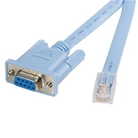 StarTech.com 6 ft RJ45 to DB9 Cisco Console Management Router Cable - M/F, 1.8 m, Blue, RJ-45, DB-9, Male, Female