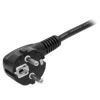 StarTech.com 2m (6ft) Computer Power Cord, 18AWG, EU Schuko to C13 Power Cord, 250V 10A, Black Replacement AC Cord, TV/Monitor Power Cable, Schuko CEE 7/7 to IEC 60320 C13 Power Cord - PC Power Supply Cable, 1.8 m, CEE7/7, C13 coupler, SVT, 250 V, 10 A
