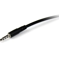 StarTech.com 2m 3.5mm 4 Position TRRS Headset Extension Cable - M/F, 3.5mm, Male, 3.5mm, Female, 2 m, Black