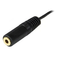 StarTech.com 12 ft PC Speaker Extension Audio Cable, 3.5mm, Male, 3.5mm, Female, 3.7 m, Black