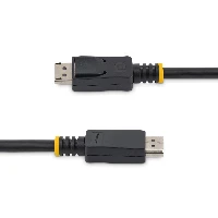 StarTech.com 50cm (1ft) DisplayPort 1.2 Cable - 4K x 2K Ultra HD VESA Certified DisplayPort Cable - Short DP to DP Cable for Monitor - Slim DP Video/Display Cord - Latching DP Connectors, 0.5 m, DisplayPort, DisplayPort, Male, Male, 3840 x 2400 pixels