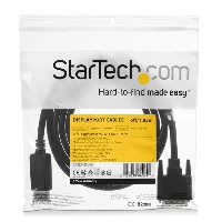 StarTech.com 6ft (1.8m) DisplayPort to DVI Cable - 1080p Video - DisplayPort to DVI Adapter Cable - DP to DVI-D Converter Single Link - DP to DVI Monitor Cable - Latching DP Connector, 1.8 m, DisplayPort, DVI-D, Male, Male, Straight