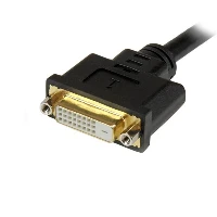StarTech.com Wyse Compatible DVI Splitter Cable - DVI-I to DVI-D and VGA - M/F - 8 in., 0.203 m, DVI-I, DVI-D + VGA (D-Sub), Male, Female, Straight