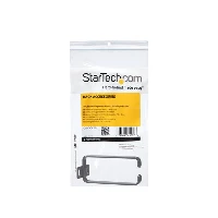 StarTech.com 1U Vertical Server Rack Cable Management D-Ring Hook - 1.8x3.9in (4.5x10cm), Cable ring, Black, Steel, 1U, EIA RS310-D, CE, TAA, REACH