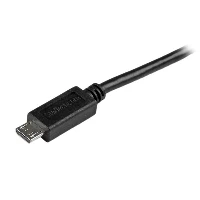 StarTech.com Short Micro-USB Cable - M/M - 15cm (6in), 0.15 m, USB A, Micro-USB B, USB 2.0, Male/Male, Black
