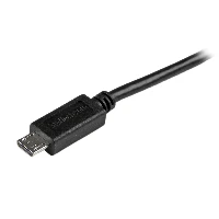 StarTech.com Long Micro-USB Charge-and-Sync Cable M/M - 24 AWG - 3 m (10 ft.), 3 m, USB A, Micro-USB B, USB 2.0, Male/Male, Black