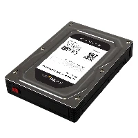 StarTech.com 2.5 to 3.5 SATA Aluminum Hard Drive Adapter Enclosure with SSD / HDD Height up to 12.5mm, 8.89 cm (3.5